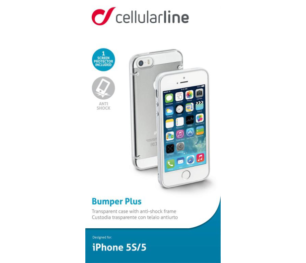 Etui BUMPER+ do iPhone 5/5S niebieskie - 1426790 - zdjęcie 2